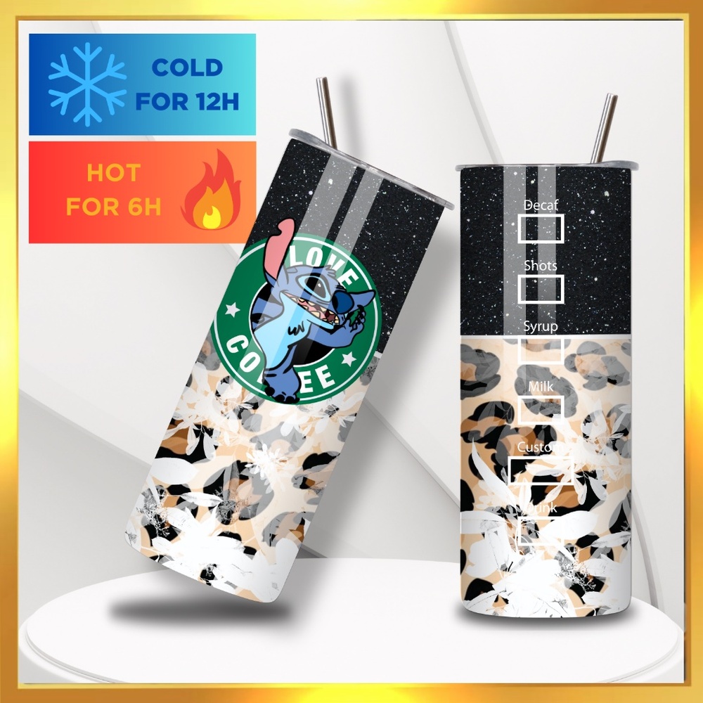 -  20oz Tumbler Stainless Steel - Design created by me